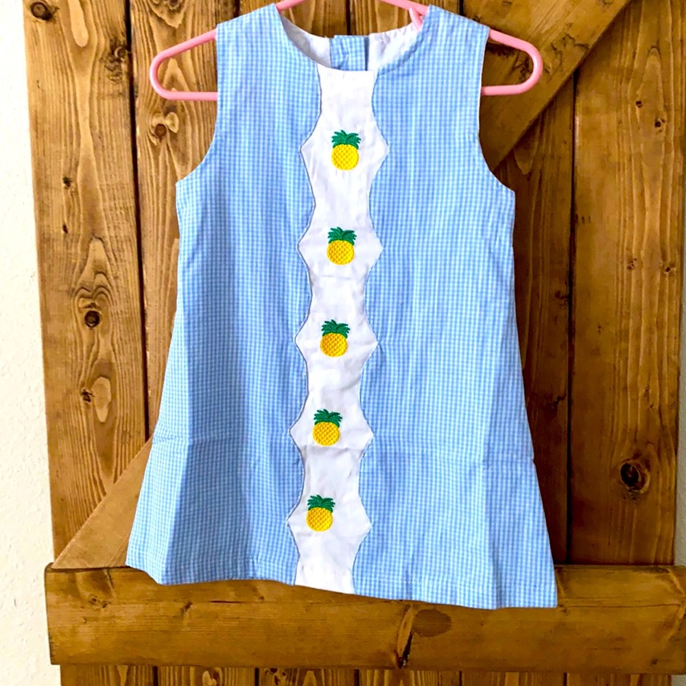 Honeydew Kids Clothing Pineapple Dress SZ 12M